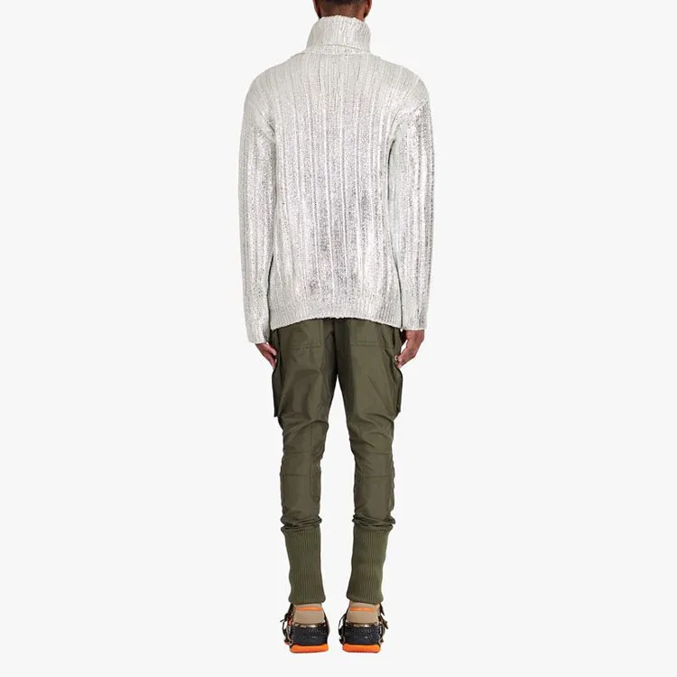 BALMAIN Sweaters Men Silver-2