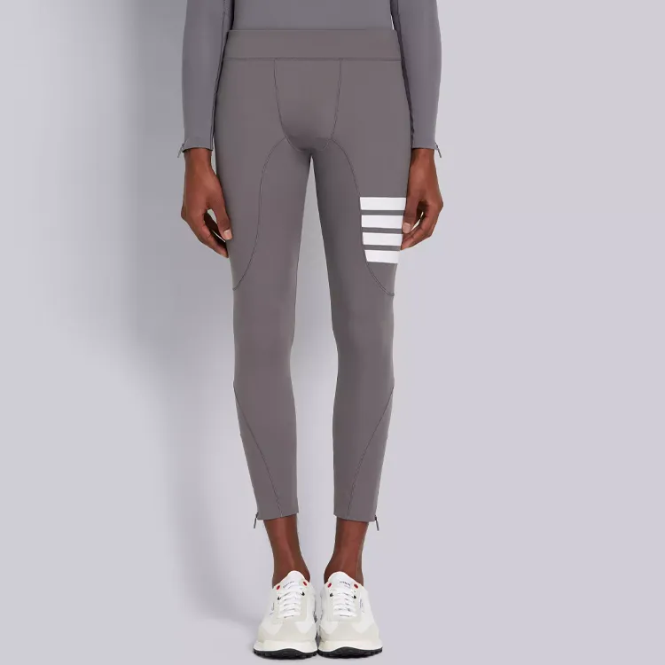 THOM BROWNE 4 Bar Stripe Lightweight Compression Tights-1