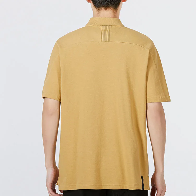 Adidas Polo Shirts Men Yellow-3