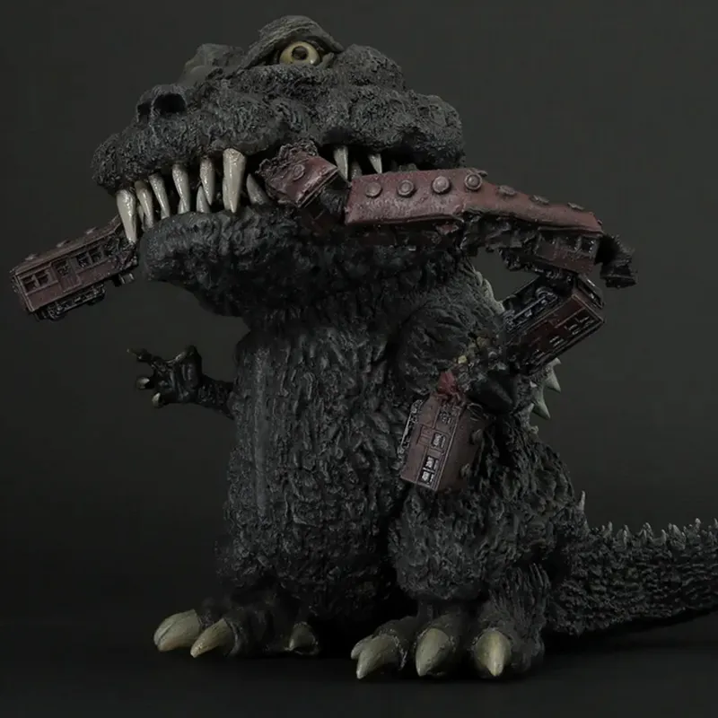 XPLUS Giant Monster X Real Collection Godzilla Godzilla 1954 Black Chibi Figures 24cm-1