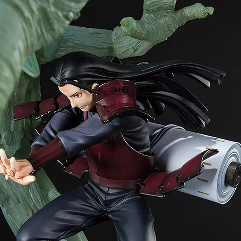 BANDAI Naruto Shippuden Kizuna Relation Senjyu Hashirama Mokuryu Figuarts Zero Action Figure Green-2