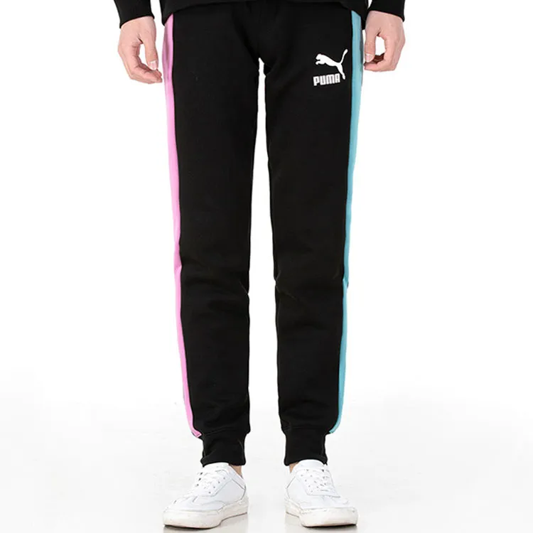 PUMA T7 Knitted Sweatpants Men's Black-1