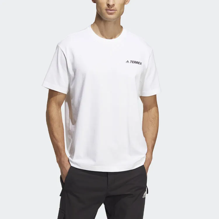 Adidas T Shirts Unisex White-3
