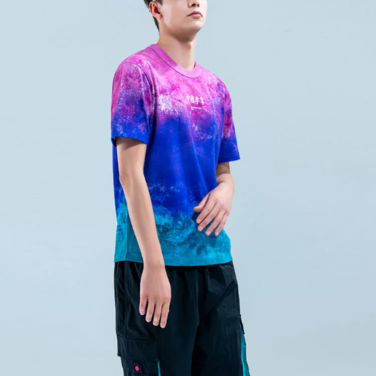 LiNing T Shirts Men Fuchsia-2