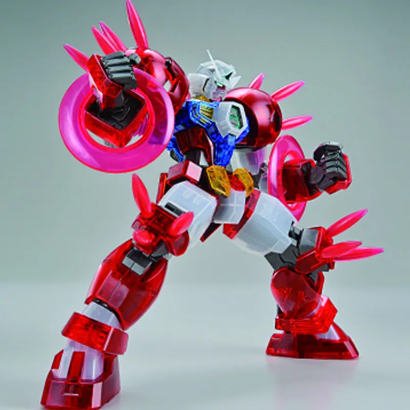BANDAI Gundam AGE Collection MG Gundam Base Limited Mobile Suit Gundam AGE 1 Transparent Custom Combination Model Kits-6