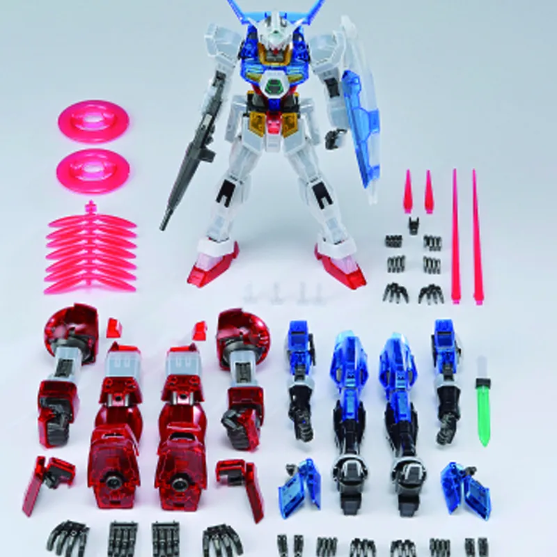 BANDAI Gundam AGE Collection MG Gundam Base Limited Mobile Suit Gundam AGE 1 Transparent Custom Combination Model Kits-8