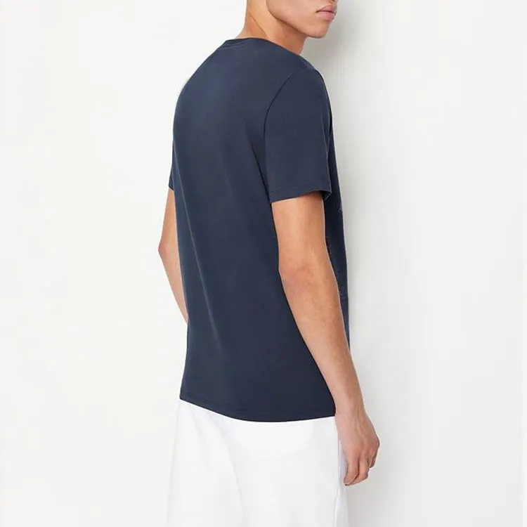 ARMANI EXCHANGE T-Shirts Men Navy Blue-2