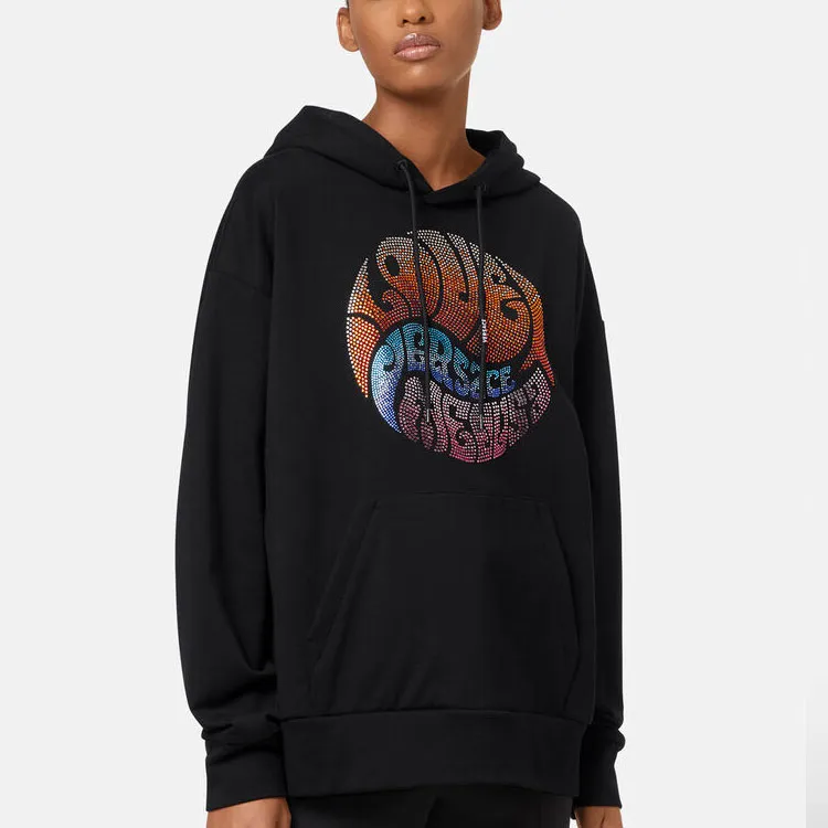 VERSACE Sweatshirts Women's Black-3