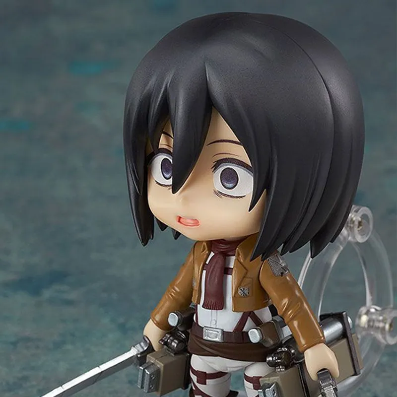 GSC Attack On Titan, Mikasa Ackerman, With Base Chibi Figures 10cm-4