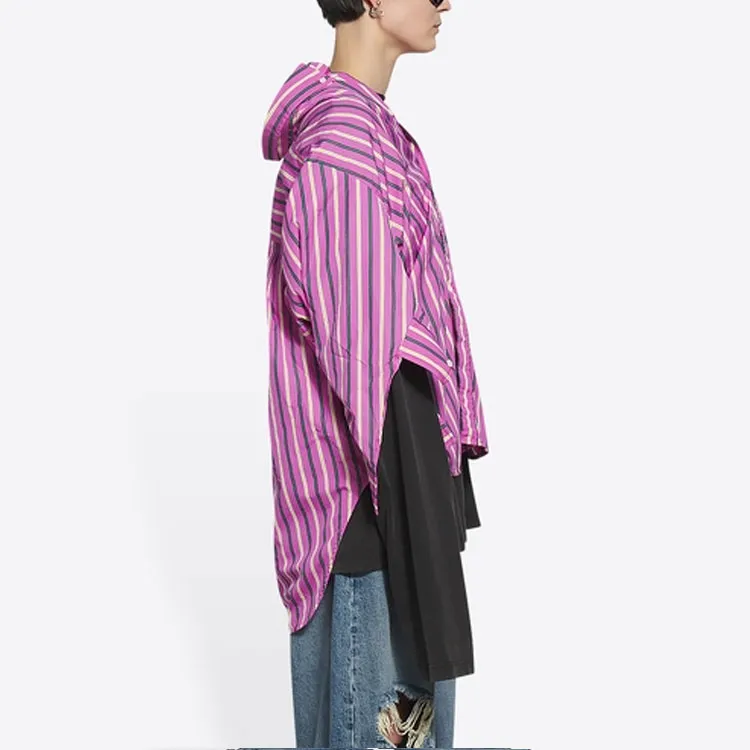 Balenciaga BB CORP FW21 Shirt Women's Pink-5