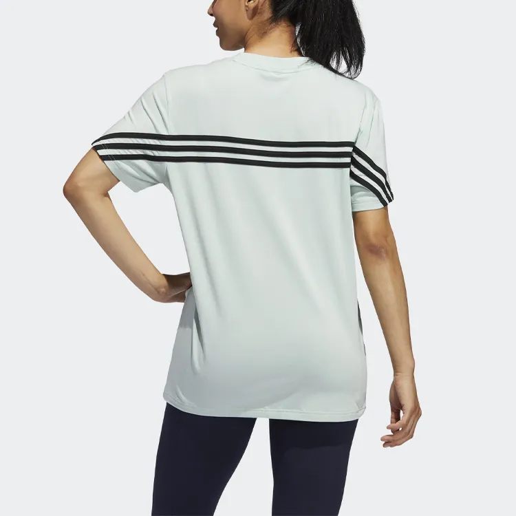 Adidas T Shirts Women's Light Green-3
