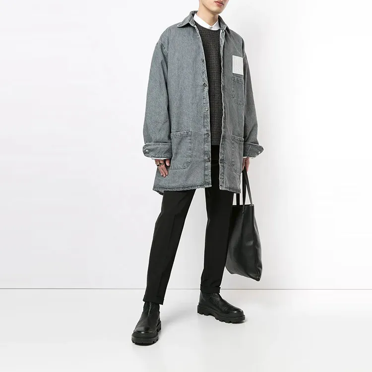 RAF SIMONS Shirts Men Gray-1