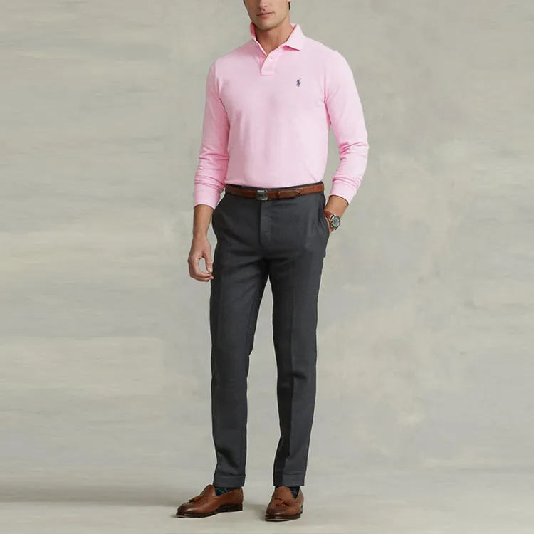 Polo Ralph Lauren Polo Shirts Men Pink-1
