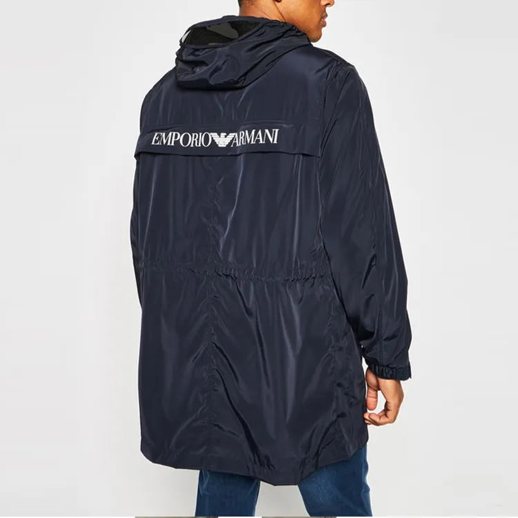 EMPORIO ARMANI Coats Men Blue-2