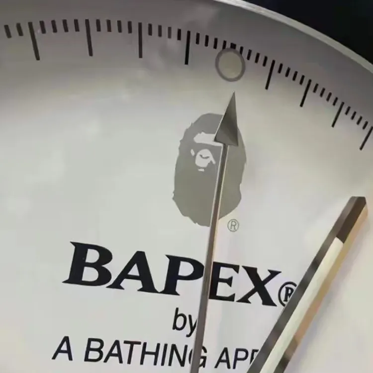 A BATHING APE Type 4 A BATHING APEx Wall Clock Black-4