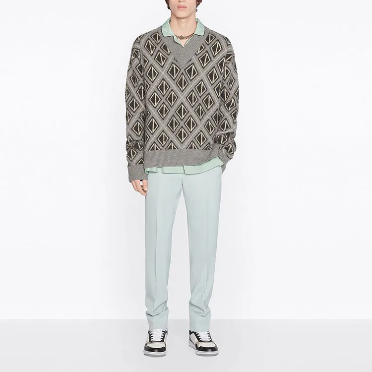 DIOR X Cactus Jack Sweater With Cd Diamond Motif-3