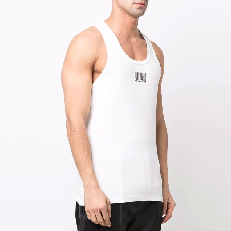 Vetements Tank Tops Men White-3