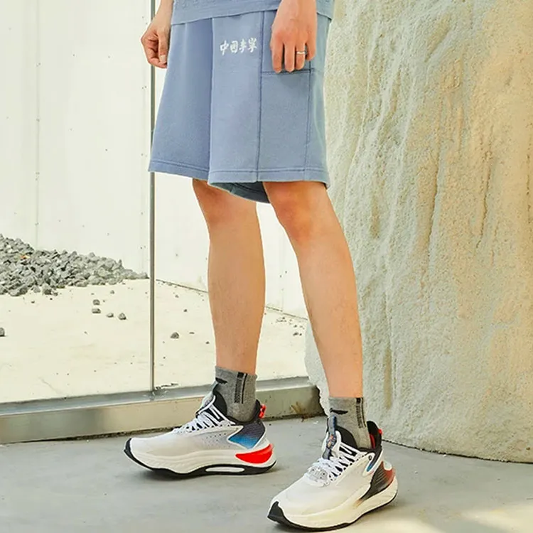 LiNing China Li Ning Casual Shorts Men Blue-2