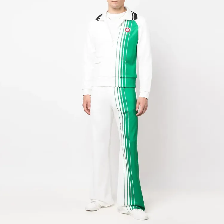 CASABLANCA Knitted Sweatpants Men White-1