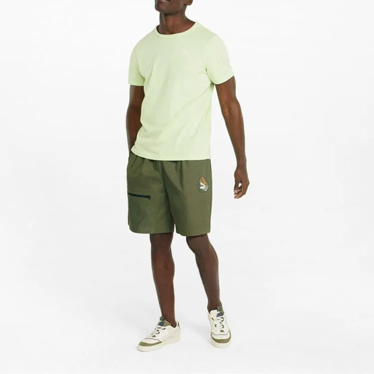 PUMA Casual Shorts Men Dark Moss Green-2