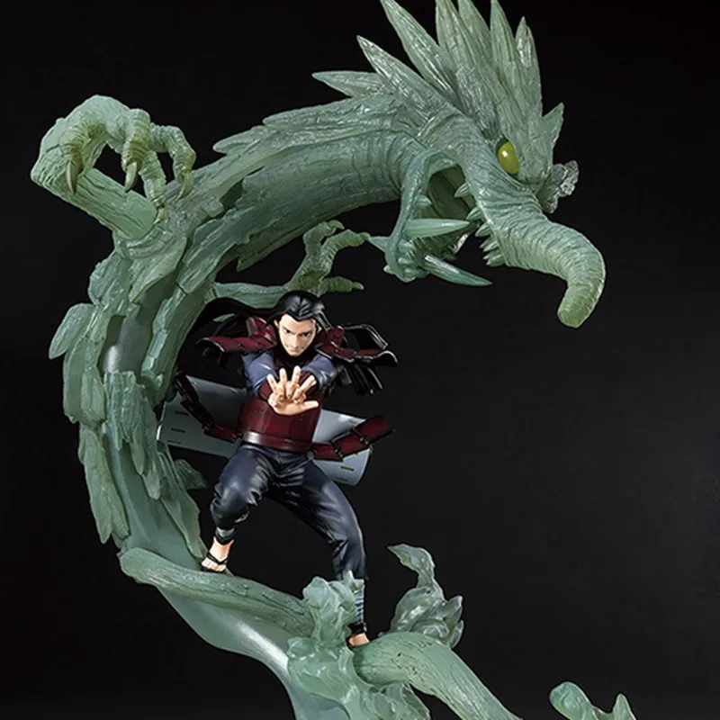 BANDAI Naruto Shippuden Kizuna Relation Senjyu Hashirama Mokuryu Figuarts Zero Action Figure Green-3