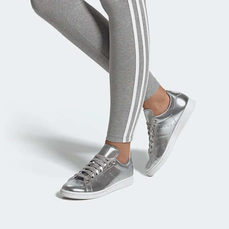 Adidas Stan Smith Silver Metallic Women's-6
