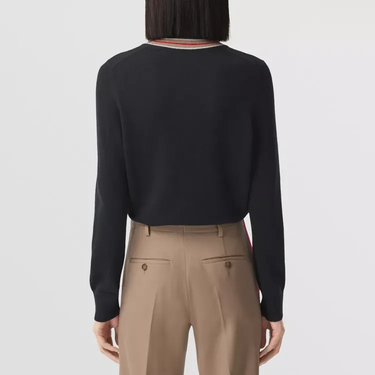 Burberry Stripe neckline Cashmere Jumper-1