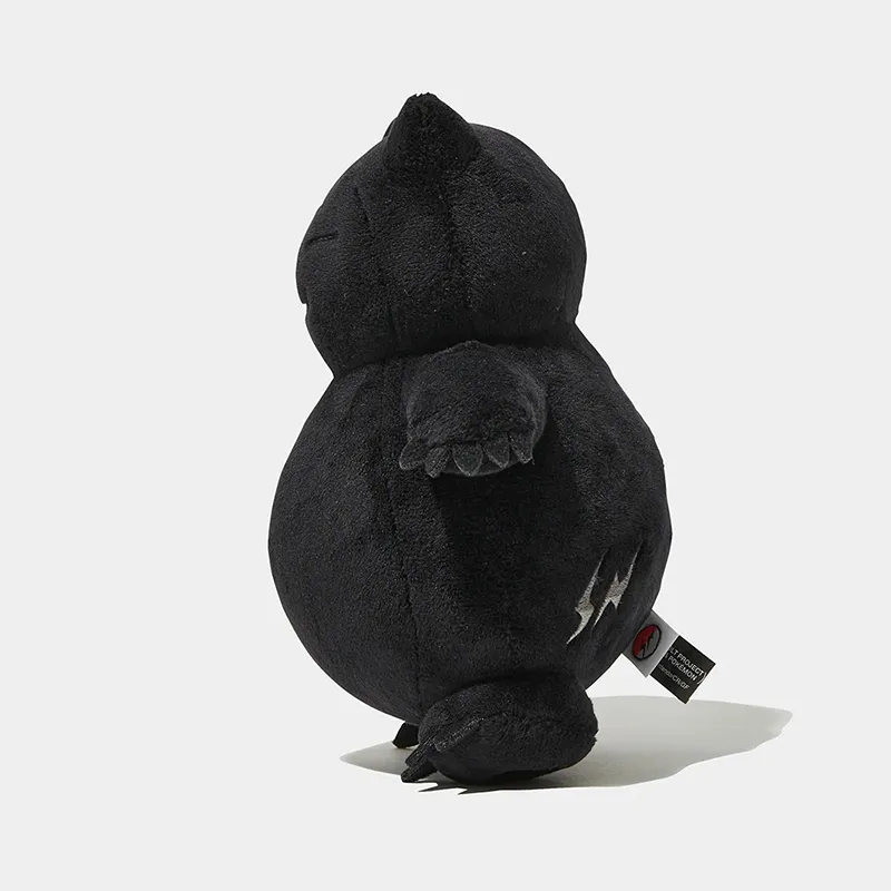 Fragment Design X Pokemon Snorlax Thunderbolt Project X Sequence Miyashita Park Plush Doll Black L-2