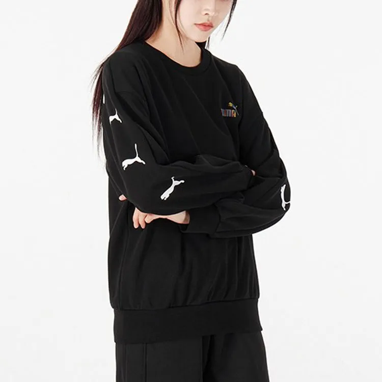 PUMA Sweatshirts Women's Black-4