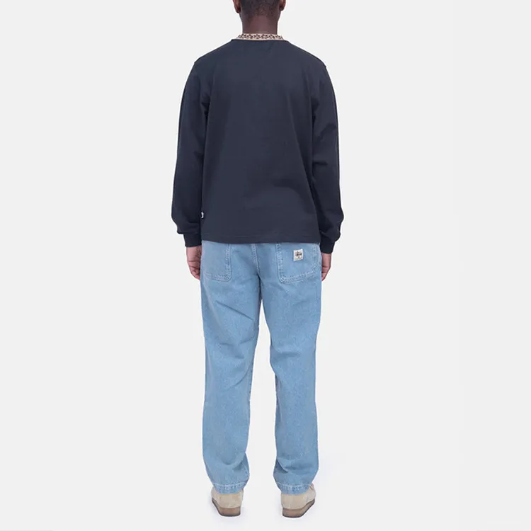 Stussy Flower Mock Neck Long Sleeve Crew-3