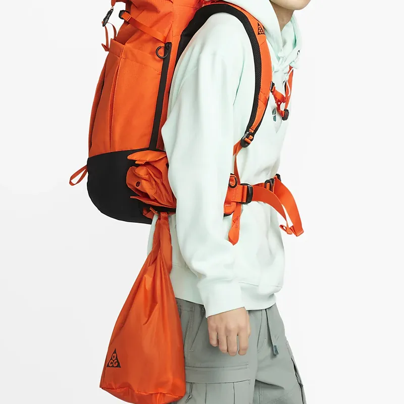 Nike Fabric Backpack Unisex Orange/Black-6