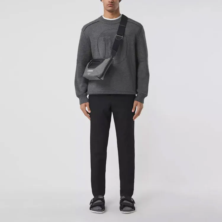 Burberry Sweaters Men Gray-2