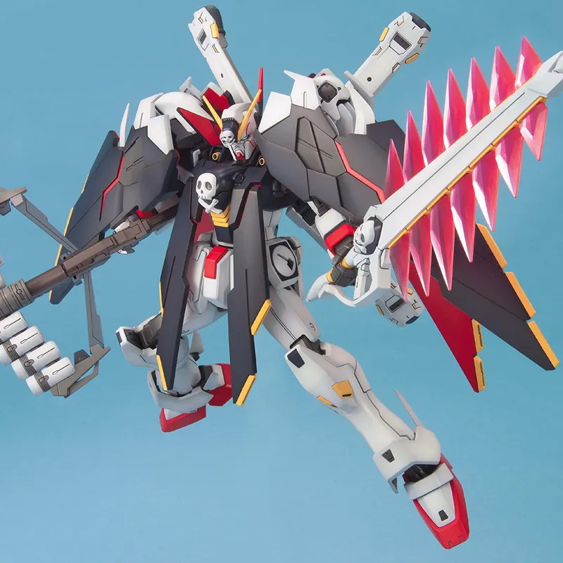 BANDAI MG 1 100 Crossbone Gundam Full Equipment Fullcloth Model Kits 18cm-1