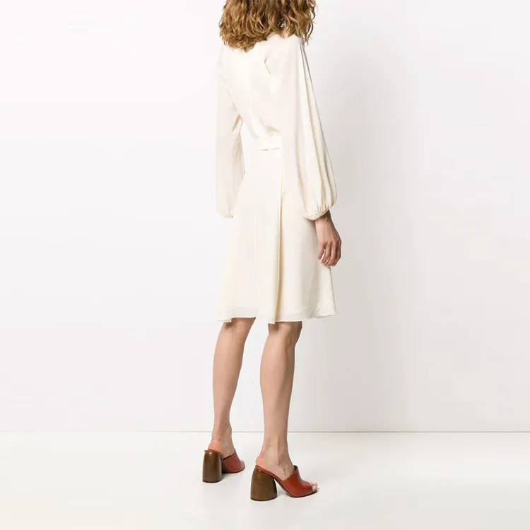 Chloé Long-Sleeved Dresses Women's White-2