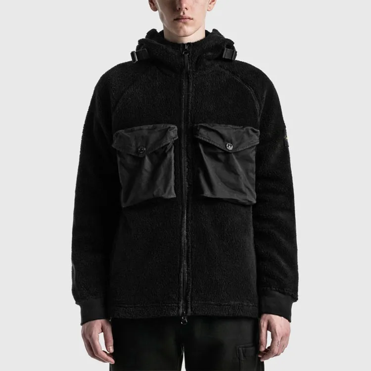 STONE ISLAND Jacket Men's Black-3