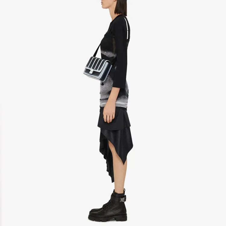 Givenchy Graphic-print Long-sleeve Dress-4