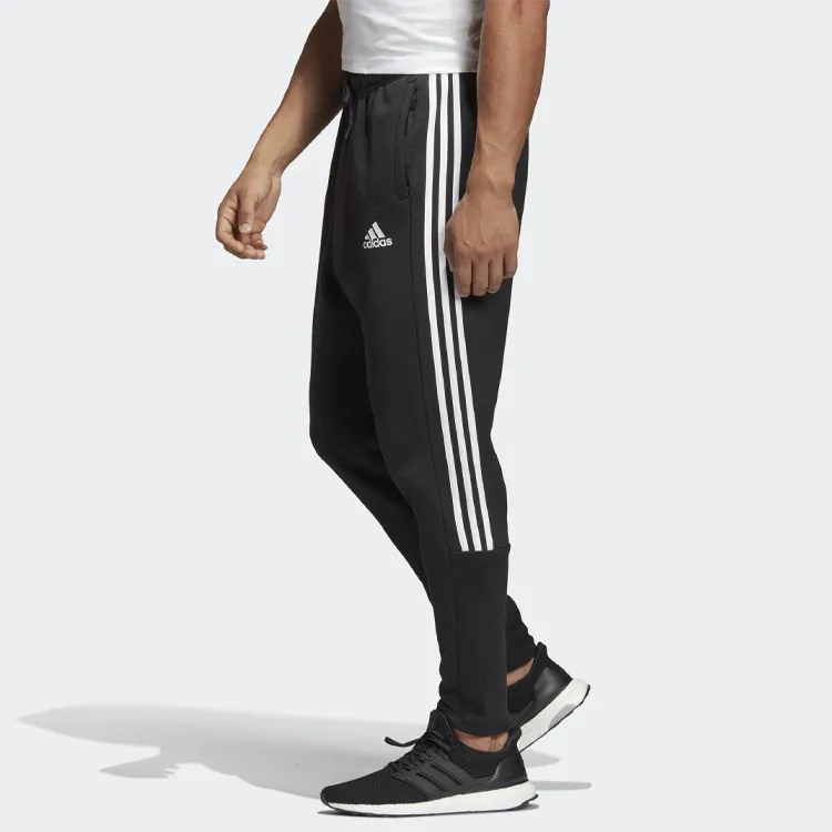 Adidas Knitted Sweatpants Men's Black-3