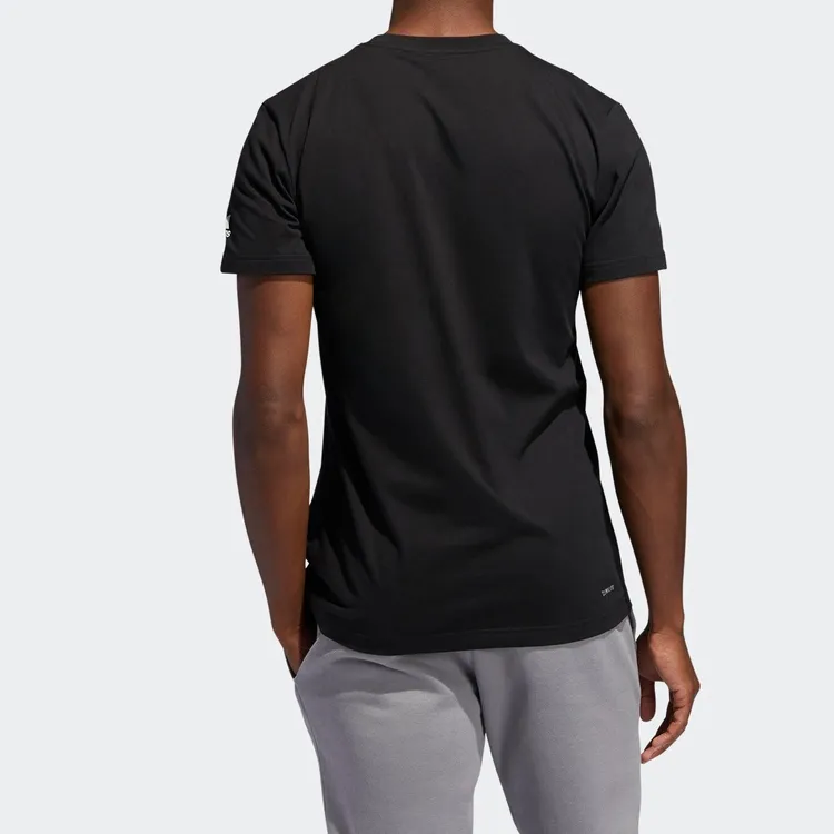 Adidas T Shirts Men Black-3