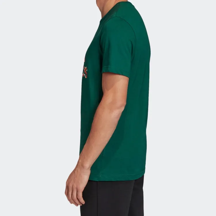 Adidas T Shirt Men's Forest Green-3
