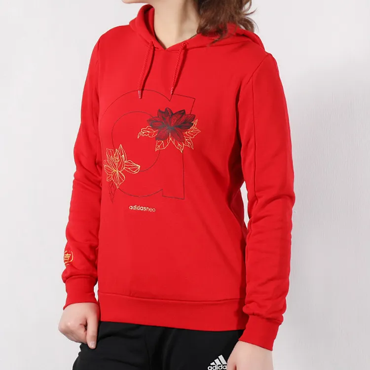 Adidas Neo Sweatshirts Women's Light Scarlet-3