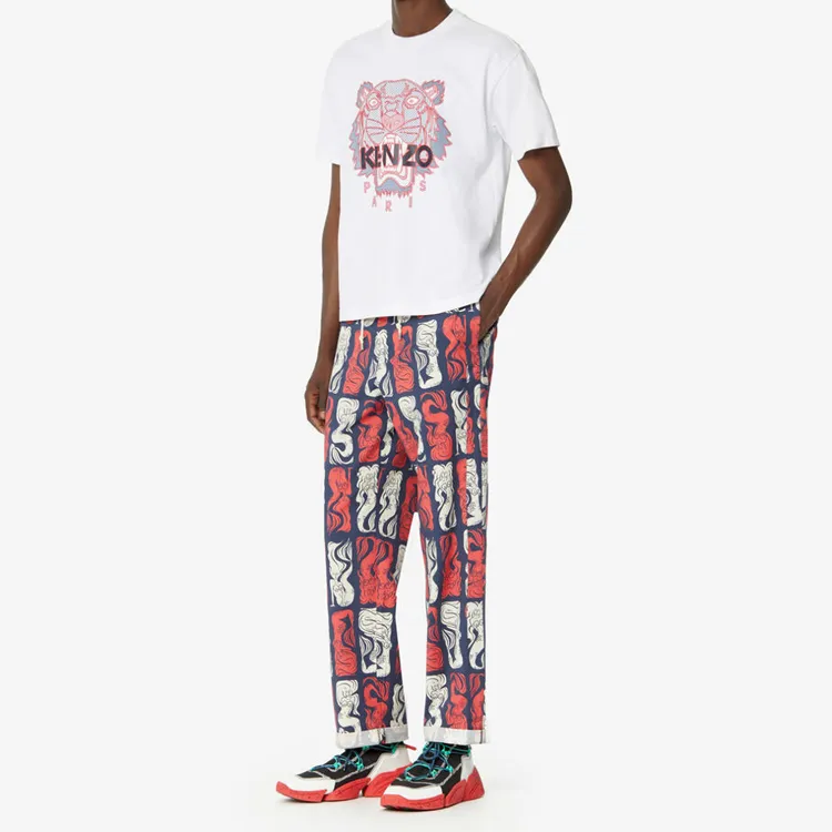 KENZO Classic Tiger Head SS20 T Shirt Men's White-4
