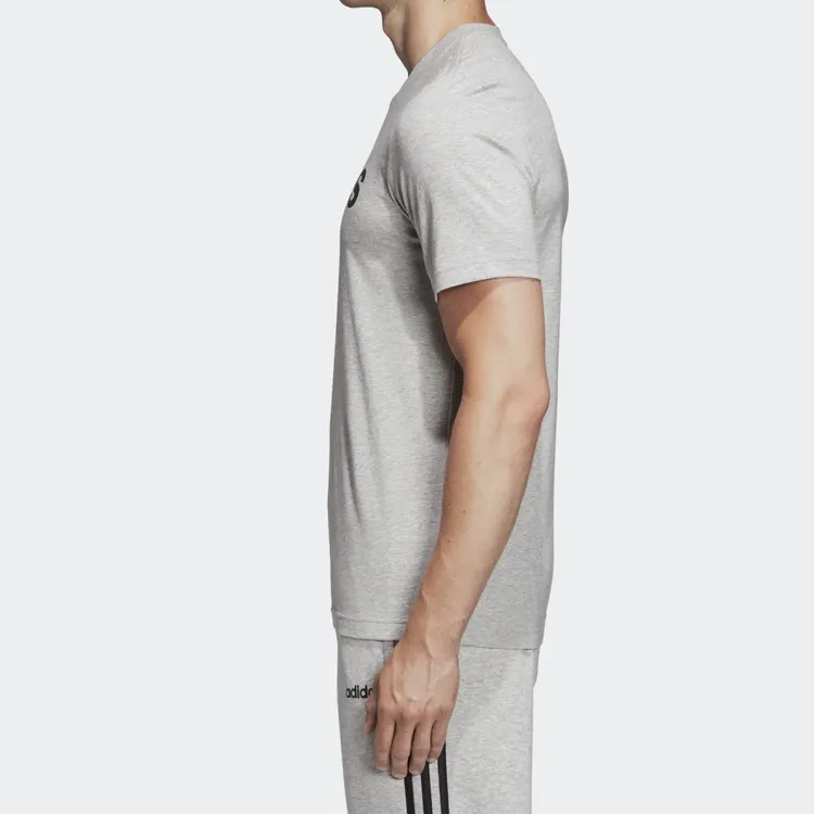 Adidas T Shirt Men's Medium Heather Gray-4