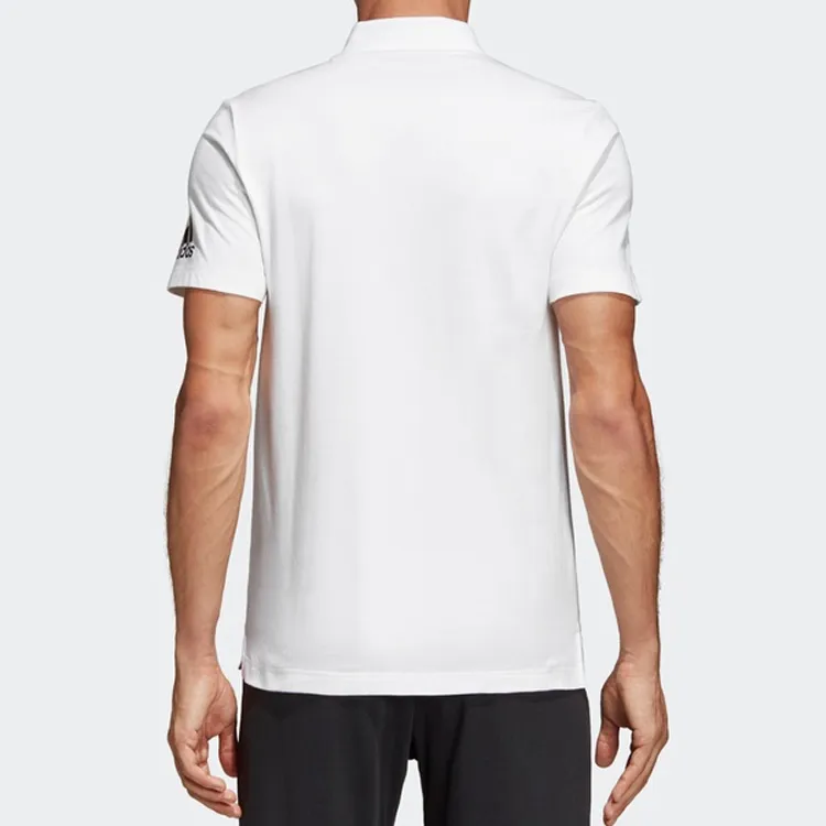 Adidas Polo Shirts Men White-5
