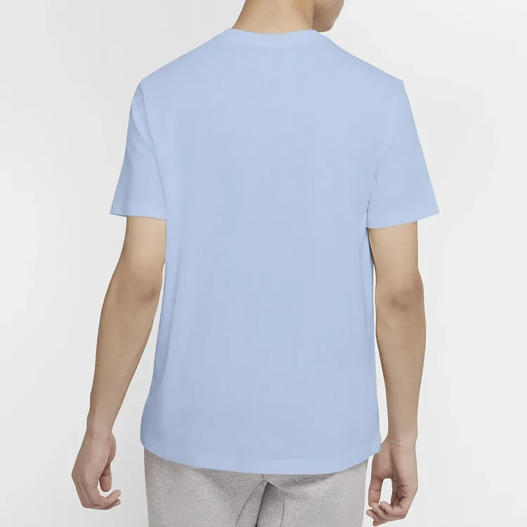 Nike T Shirts Men Sky Blue-2