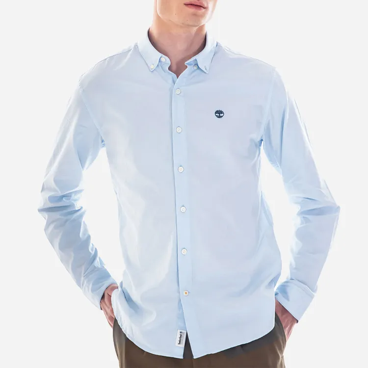 Timberland Shirt Men's Sky Blue-4