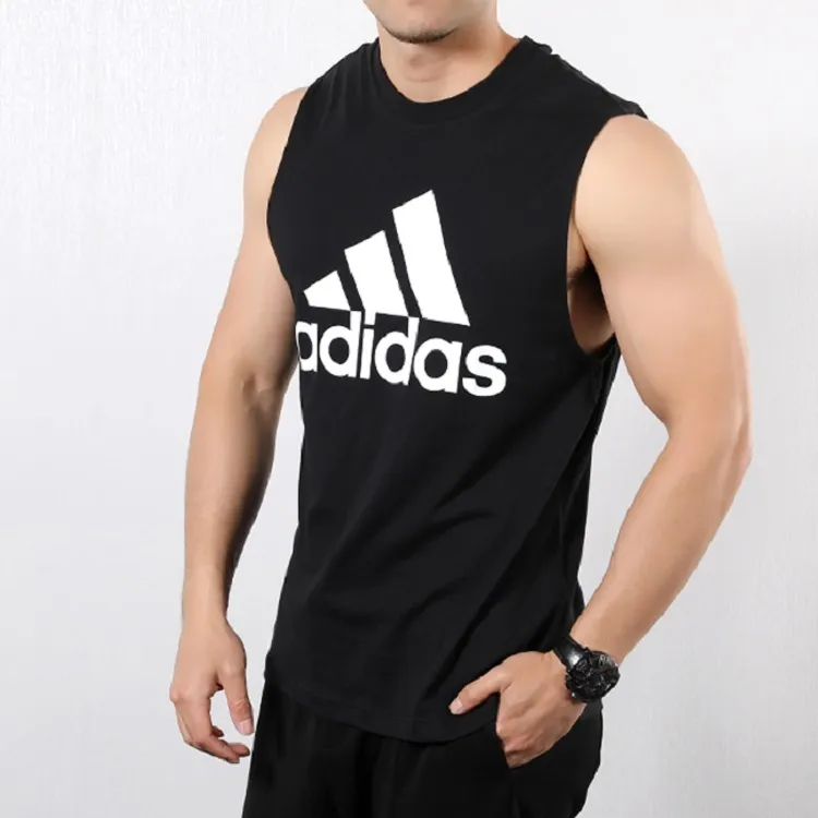 Adidas Tank Tops Men Black-3