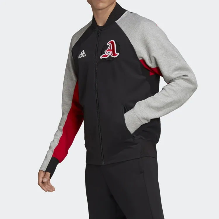Adidas Jackets Men Black Red Gray-5