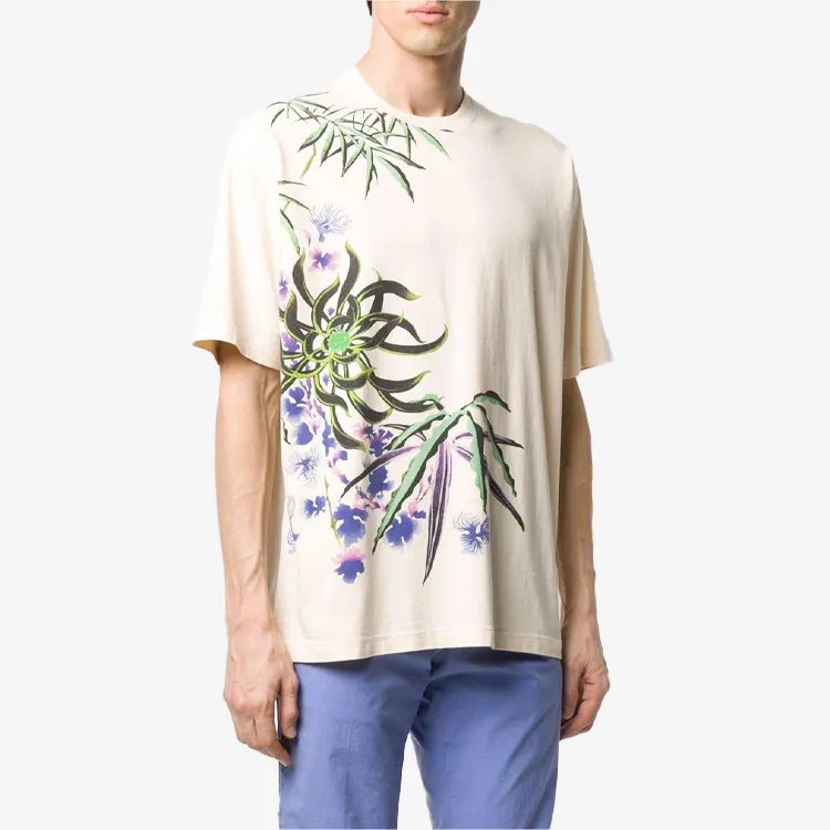 KENZO T Shirts Men Beige Pink-2