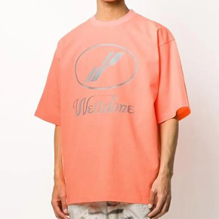 WE11DONE Logo Print Oversized T shirt-2