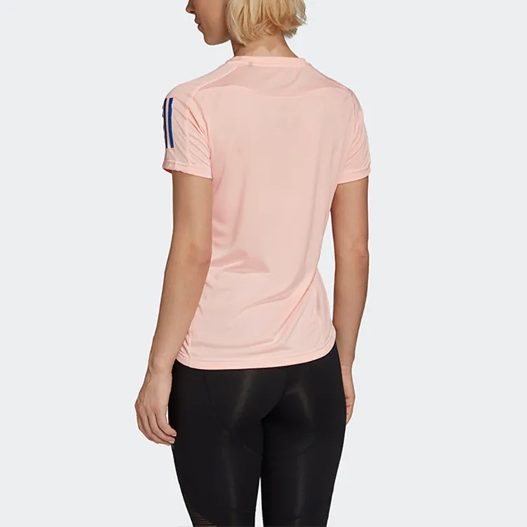 Adidas T-Shirts Women's Coral Pink-3